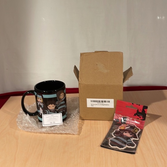 Fire Force Ceramic Coffee Mug/Vanilla Air Fresher. - Picture 2 of 7